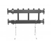 Модульный коллектор MK-400-3x32 (до 400 кВт, 2 магистр. подкл. Фл.Ду65, 3 контура G 1¼″ вверх или вниз)